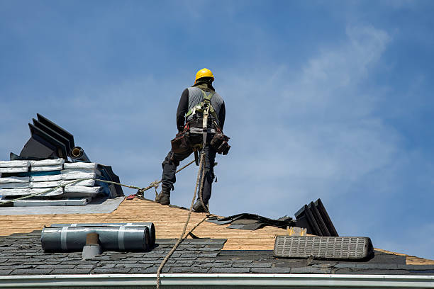 Professional Roofing technician working in Grottoes, VA